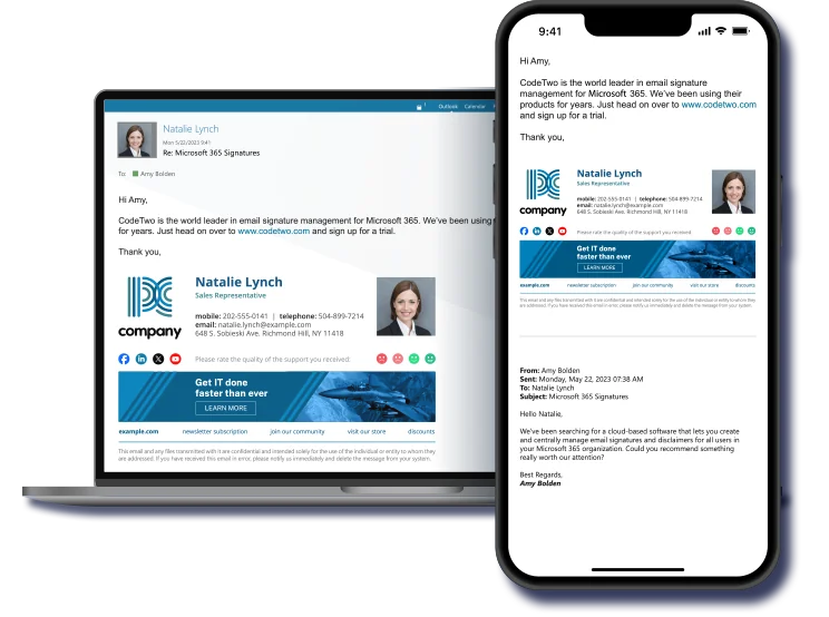 Email Signatures 365 para Microsoft 365